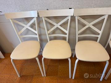 Set n’3 sedie in metallo