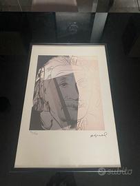 Andy Warhol Leo Castelli litografia Einstein