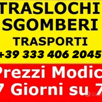 Sgombero gratis traslochi trasporti