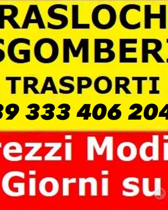 Sgombero gratis traslochi trasporti Ferrara e prov