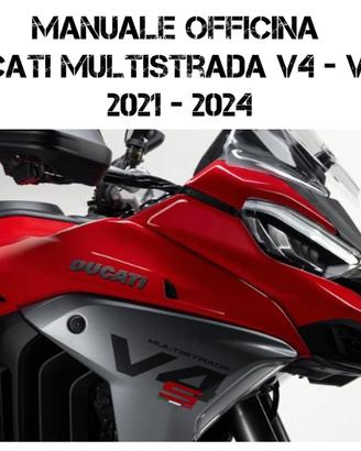 Manuale Offiicina Ducati Multistrada V4 2021 2024