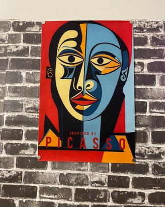 Stampa su tela stile Picasso 40x60cm senza cornice