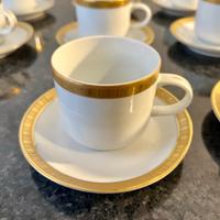 Servizio caffè vintage x12p bordo oro, come nuovo