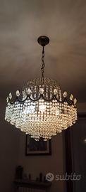 Lampadario Vintage cristallo stile impero