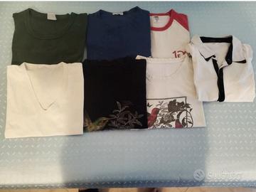 10 t shirt e 6 polo ( di marca)