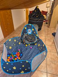 Tenda con tunnel gioco bambini