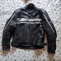 Giubbotto moto uomo in pelle misura 58