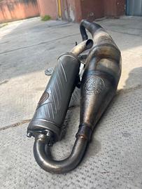 Marmitta LeoVinci Works per minarelli orizzontale
