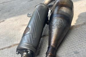 Marmitta LeoVinci Works per minarelli orizzontale