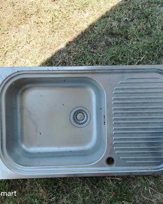Lavabo acciaio singolo