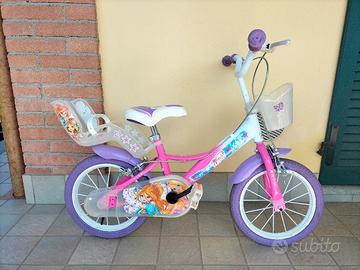 Bicicletta da bambina delle Winx Ruote 14 pollici