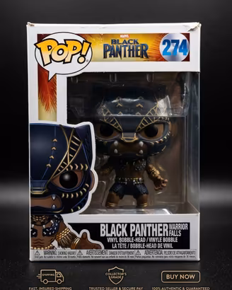 Funko Pop Marvel Black Panther Warrior Falls n 274