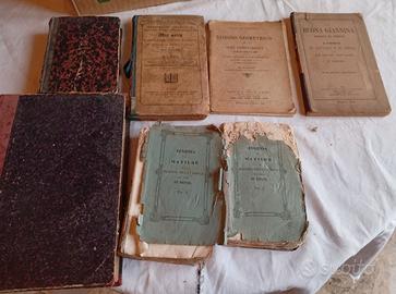 libri d'epoca fine 800