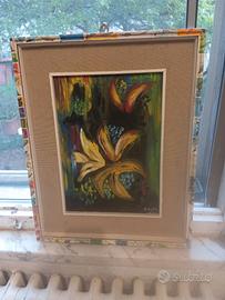Quadro olio su tela S. Amelia - 1969