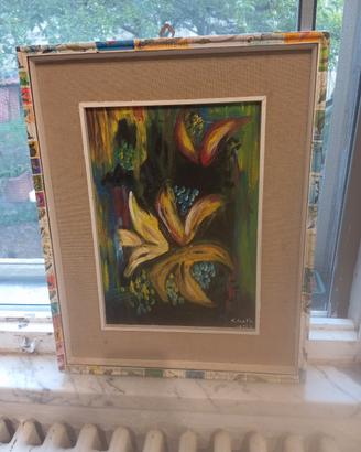 Quadro olio su tela S. Amelia - 1969