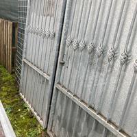 Cancello in ferro battuto zingato