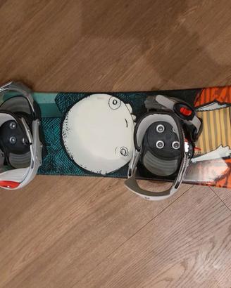 SNOWBOARD BAMBINO-A CM 120 ATTACCHI SALOMON