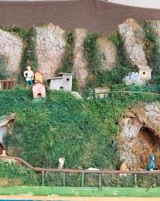 Presepe artigianale cm 95x50