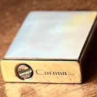Vintage Corona Pocket Perfume Atomizer Madreperla