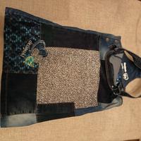 DESIGUAL SALOPETTE DI JEANS CON GONNA 11-12 ANNI