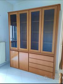 Libreria in legno massello Vintage