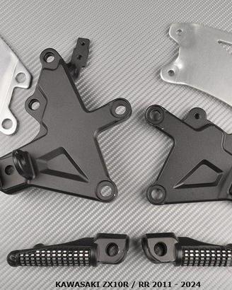 Supporto pedana Anteriore KAWASAKI ZX10R / RR 2011
