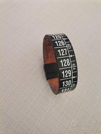 Braccialetto in vera pelle New Zealand Black