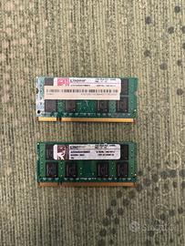 Ram Sodimm ddr2 2x2gb ( 4gb totale )