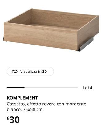 Cassetto per armadio Ikea Pax