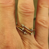 Anello oro 18K con brillanti