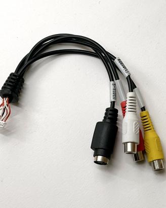 Connettore audio video per telecamera