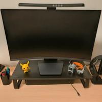 Monitor LG 27" 2K 180Hz, Soundbar e Accessori