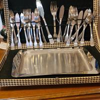 Set posate con vassoio Zanetti 