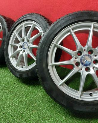 Cerchi Mercedes A CLA Gomme Invernali 205 50 17