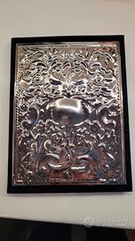  agenda / rubrica copertina argento 