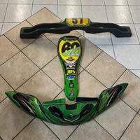 Spoiler anteriore e post+ frontalino KG 506 nero