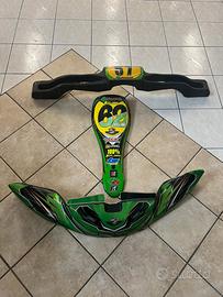 Spoiler anteriore e post+ frontalino KG 506 nero