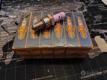 12 Candele HL Lodge ceramica rosa anni 70