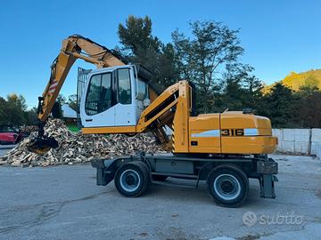 Liebherr A316 litronic caricatore gommato