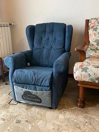 Poltrona elettrica reclinabile per anziani