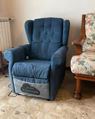 Poltrona elettrica reclinabile per anziani