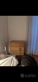 Cassettiera IKEA MALM 4 cassetti rovere chiaro c