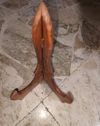 Porta Piatto cavalletto legno