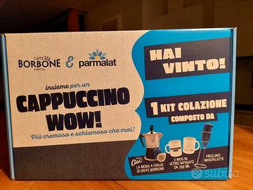Kit Colazione Caffè Borbone & Parmalat - NUOVO