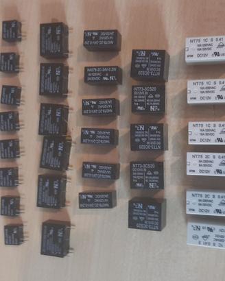 N.31 rele vari 12/24 vcc