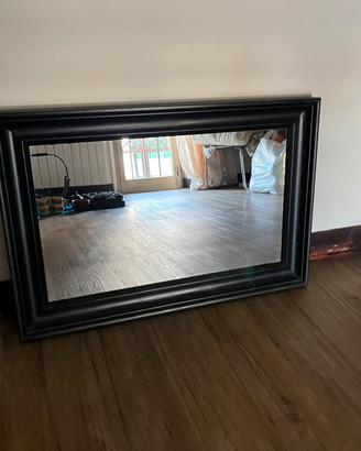 Specchio marrone scuro 90 x 60 spessore 5 cm