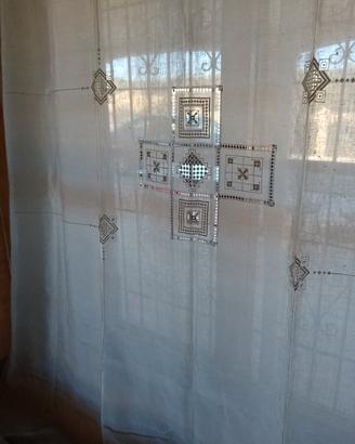 tenda di lino punto antico eur non trattabile 200