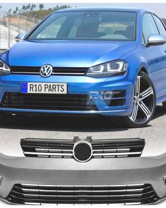 PARAURTI ANTERIORE VOLKSWAGEN VW GOLF 7 12-17 LOOK