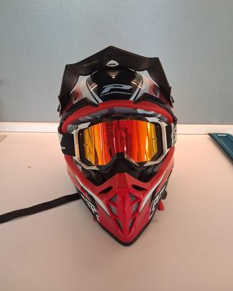 Casco Motocross-Enduro Progrip Mx Pro 3180