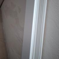 BATTISCOPA SUPPORTO IN LEGNO  COLORE BIANCO 